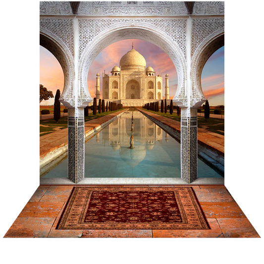 Taj Mahal Daytime B0408-8x16 Basic Fabric