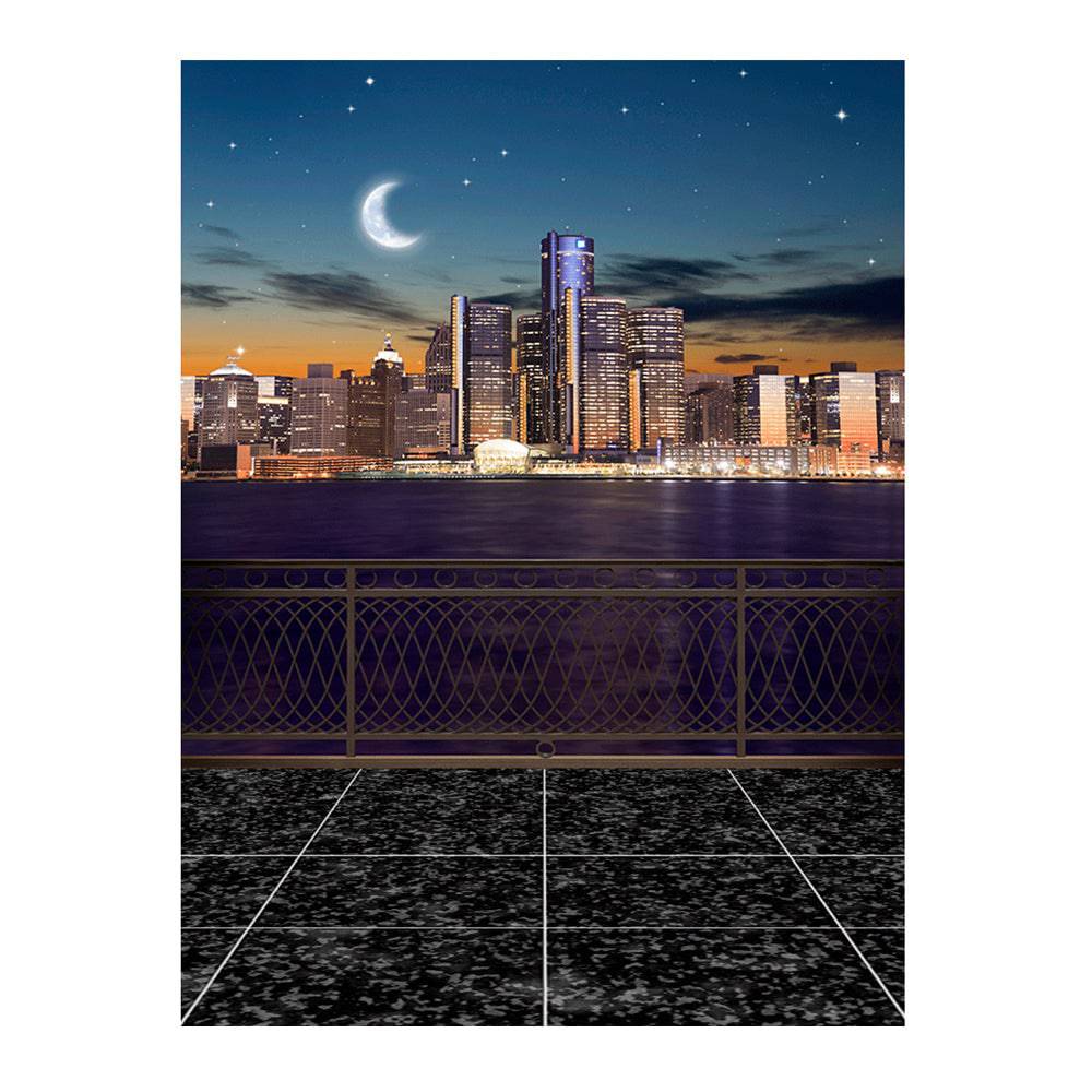 Detroit City Photography Backdrop - Basic 6  x 8  