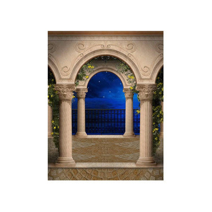 Portico Del Mar Arches Photo Backdrop - Basic 4.4  x 5  