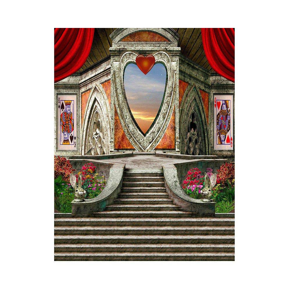 Queen of Hearts UnBirthday Photo Backdrop - Basic 5.5  x 6.5  