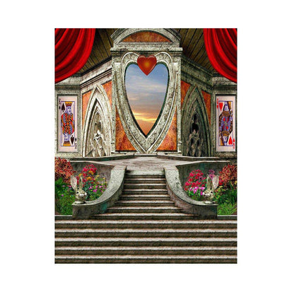 Queen of Hearts UnBirthday Photo Backdrop - Basic 5.5  x 6.5  