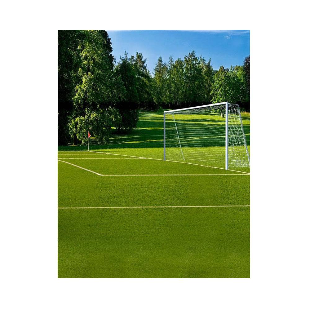Soccer Field In The Park Photo Backdrop - Basic 5.5  x 6.5  