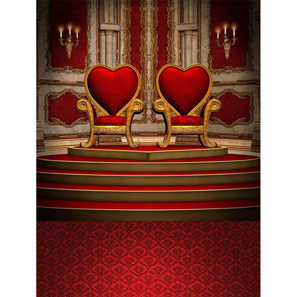 Throne of Hearts Photo Backdrop - Basic 8  x 10  