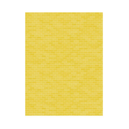 Yellow Brick Background Photography Backdrop - Basic 5.5  x 6.5  