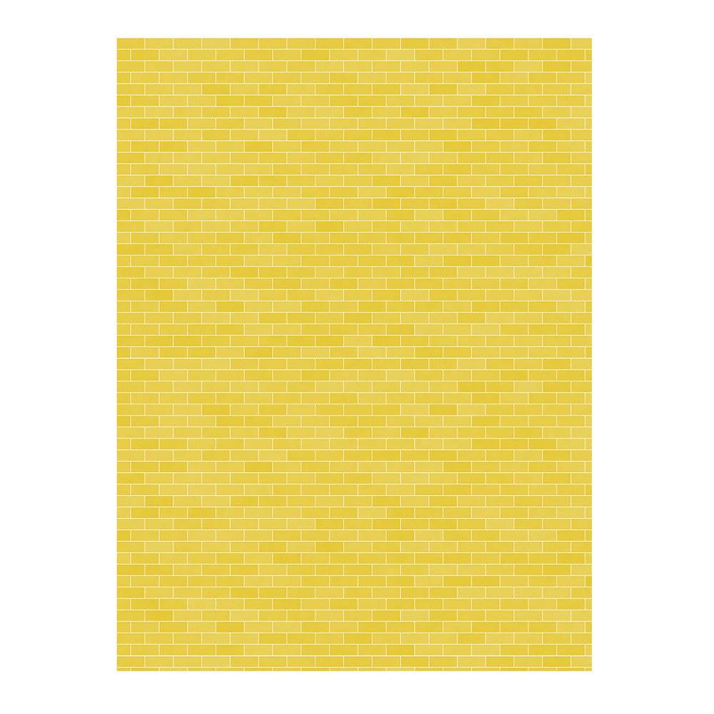 Yellow Brick Background Photography Backdrop - Basic 6  x 8  