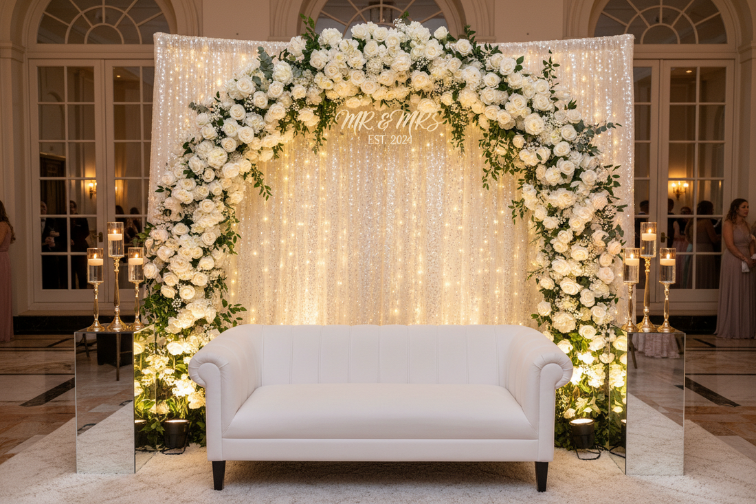 Top Wedding Backdrop Ideas for a Stunning Photo Booth
