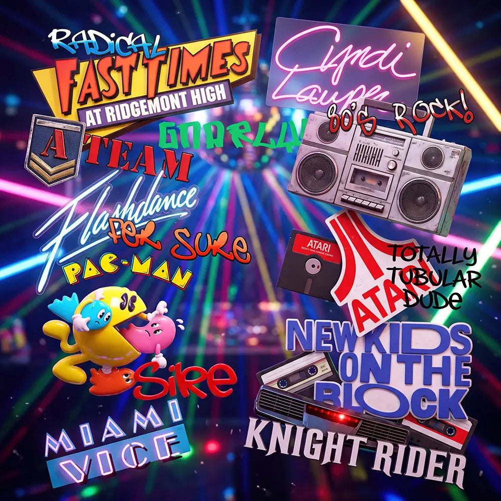 80s Retro Backdrop: Disco Birthday Party Fabric Background Alba Backgrounds