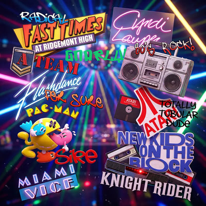 80s Retro Backdrop: Disco Birthday Party Fabric Background Alba Backgrounds