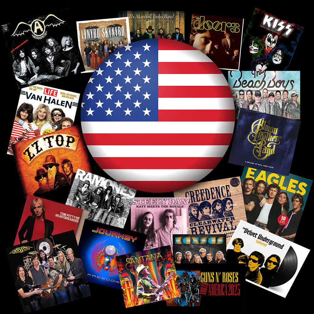 American Rock Party Photography Backdrop