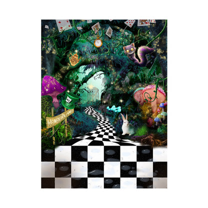 Alice In Wonderland Magical Adventure Photo Backdrop