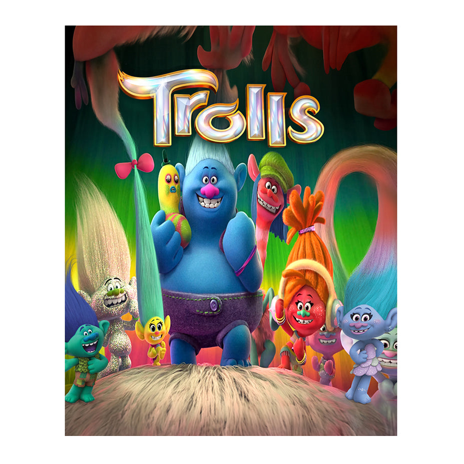 Trolls Band Together Party Photo Backdrop 6x8