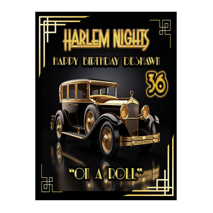 Harlem Nights Classic Theme Photo Backdrop Basic 6x8