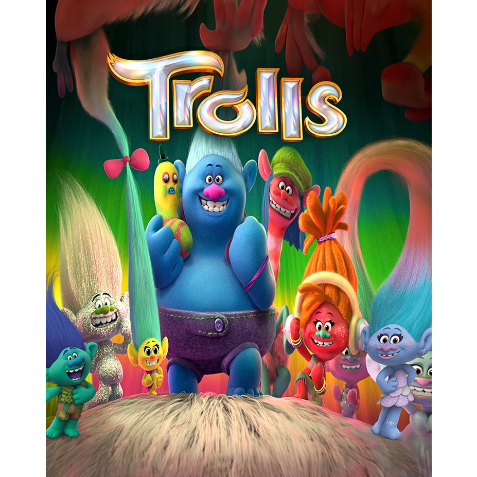 Trolls Band Together Party Photo Backdrop 8x10
