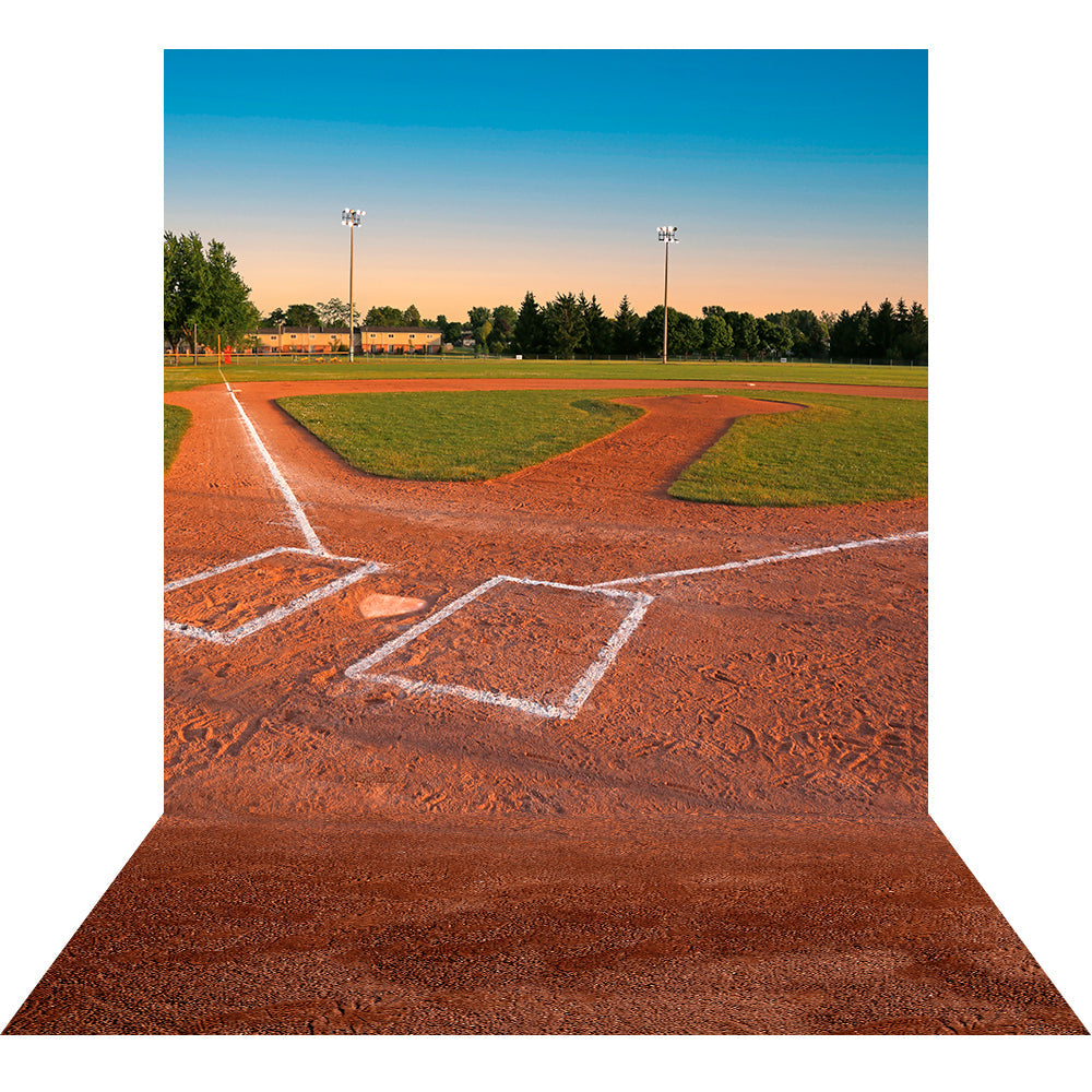 Little Slugger Baseball Field Photography Backdrop