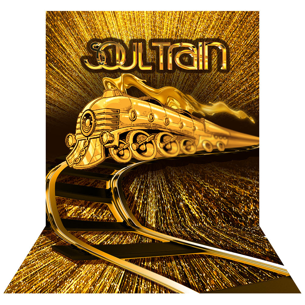 Soul Train Gold Backdrop - Basic 8  x 16  