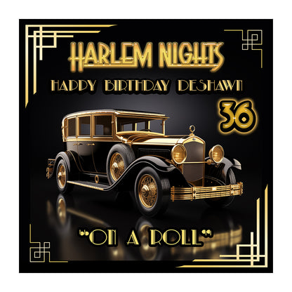 Harlem Nights Classic Theme Photo Backdrop Basic 8x8