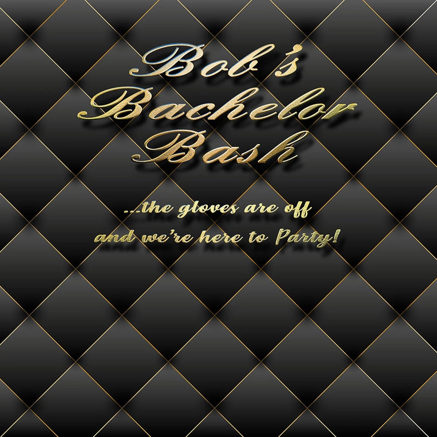 Gold Black Curtain Backdrop for Photography Background - Basic 10  x 8  