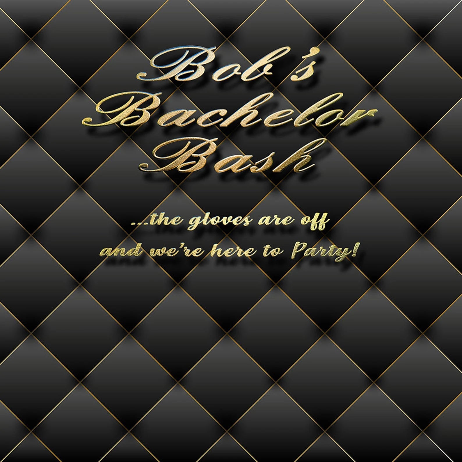 Gold Black Curtain Backdrop for Photography Background - Basic 10  x 8  