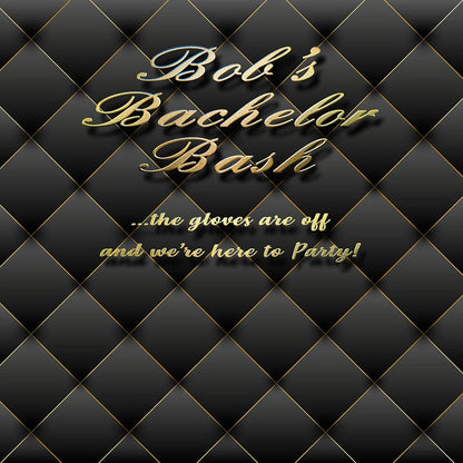 Gold Black Curtain Backdrop for Photography Background - Basic 10  x 8  