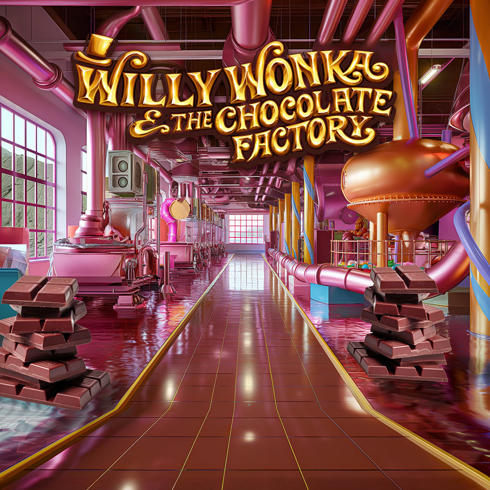 Willy Wonka And The Chocolate Factory Photo Backdrop basic 10x8Willy Wonka And The Chocolate Factory Photo Backdrop Basic 10x8