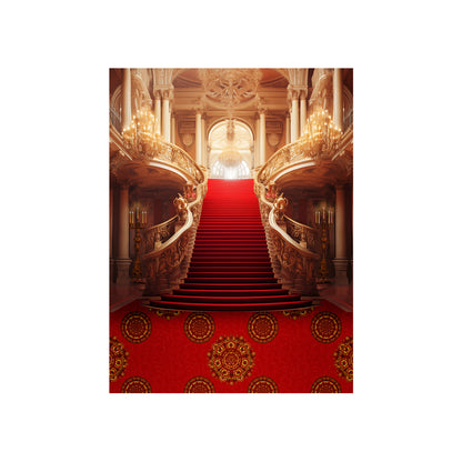 Exquisite Palace Staircase Backdrop 4.4x5