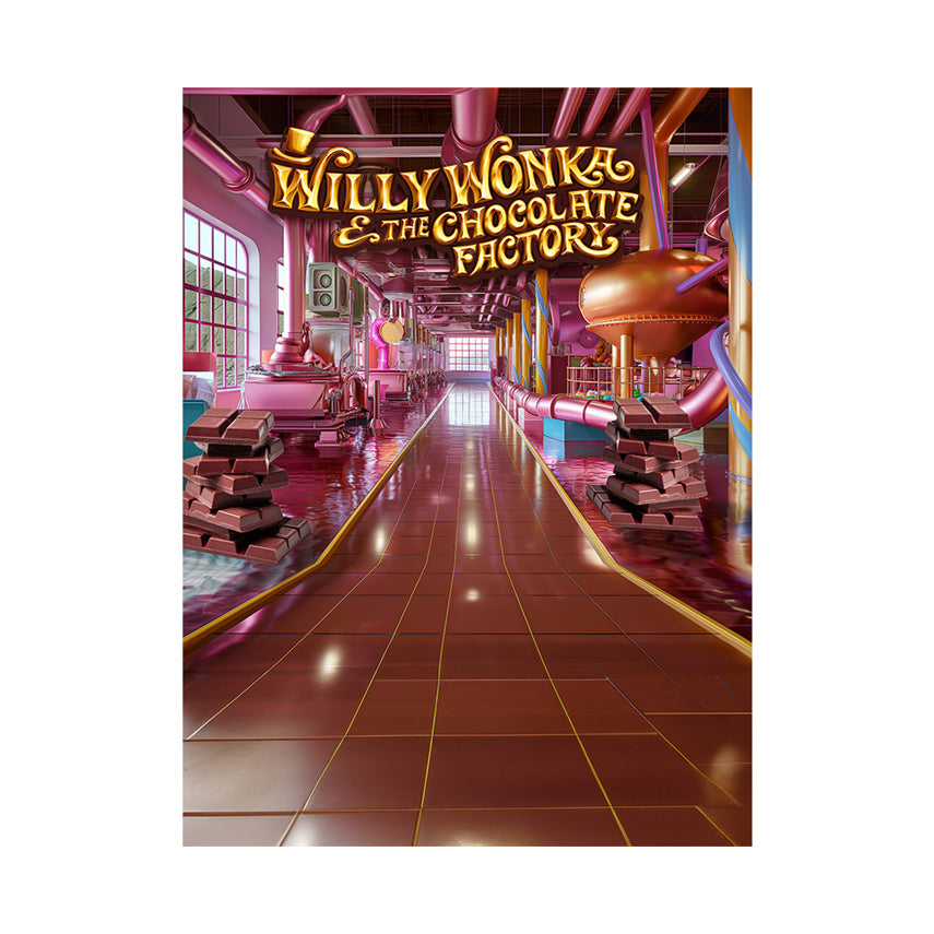 Willy Wonka And The Chocolate Factory Photo Backdrop basic 5.5x6.5