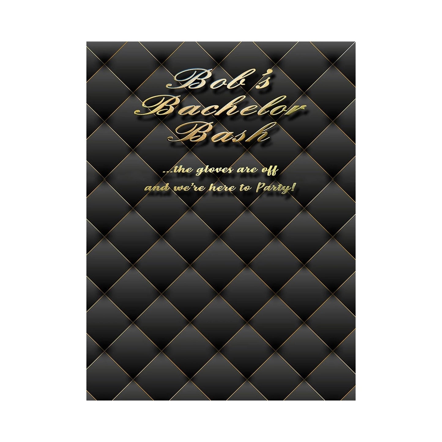 Gold Black Curtain Backdrop for Photography Background - Basic 5.5  x 6.5  