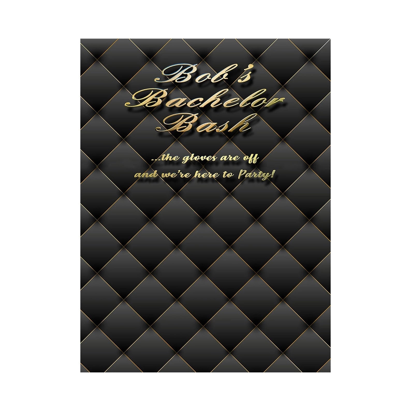 Gold Black Curtain Backdrop for Photography Background - Basic 5.5  x 6.5  