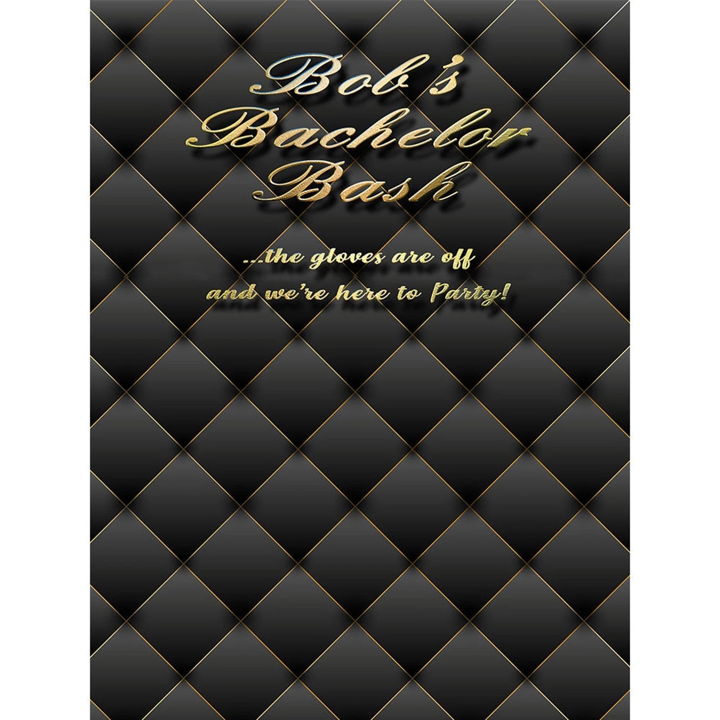 Gold Black Curtain Backdrop for Photography Background - Basic 8  x 10  