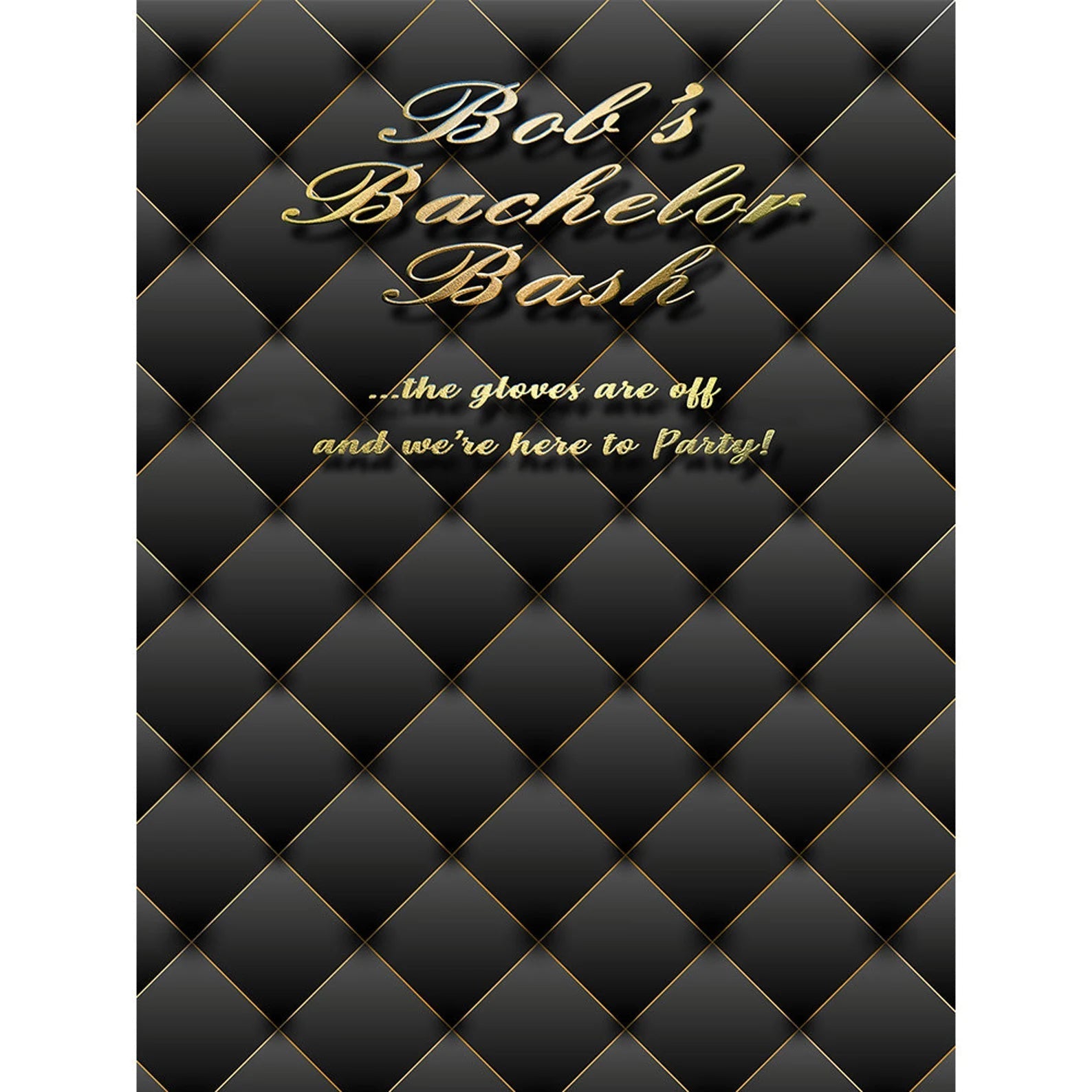 Gold Black Curtain Backdrop for Photography Background - Basic 8  x 10  