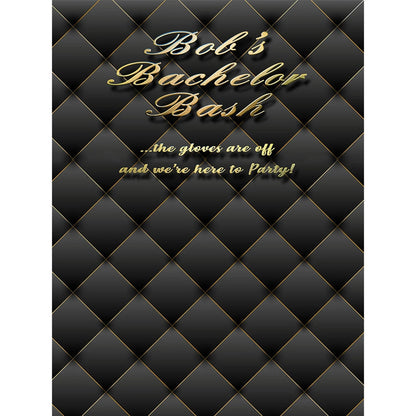 Gold Black Curtain Backdrop for Photography Background - Basic 8  x 10  