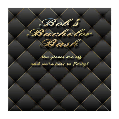 Gold Black Curtain Backdrop for Photography Background - Basic 8  x 8  