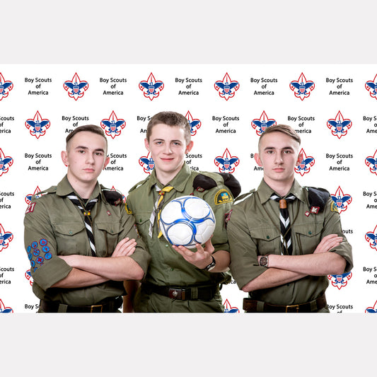 Boy scouts of America Step & Repeat Fabric Banner