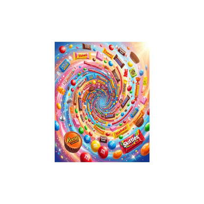 Candy Spin Backdrop, Candyland Fabric Background Alba Backgrounds