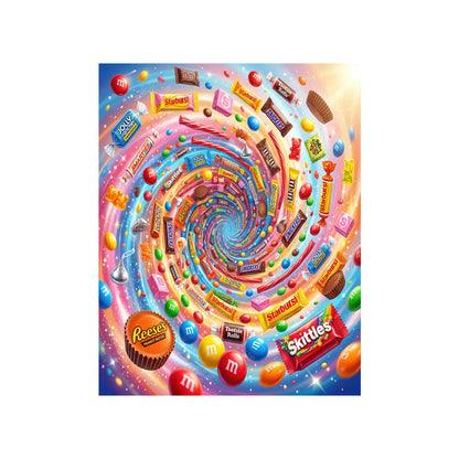 Candy Spin Backdrop, Candyland Fabric Background Alba Backgrounds