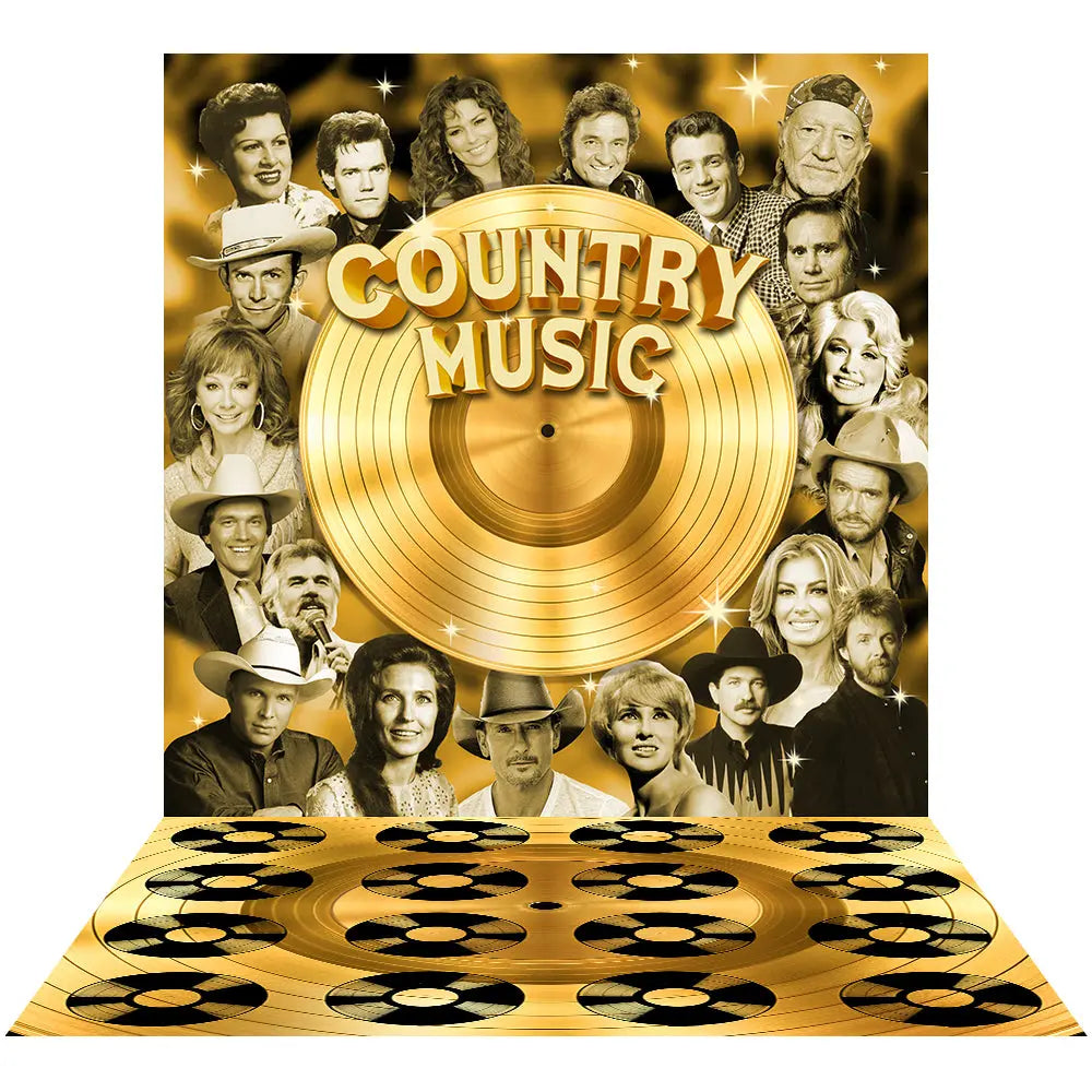 Country Music Event Backdrop Alba Backgrounds