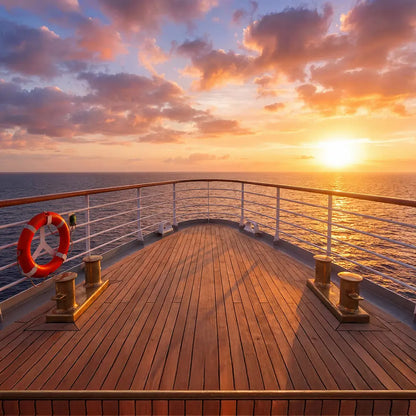 Cruise Photo Backdrop, Party Cruise, Dinner Dance, Ocean Cruise Photo Background Alba Backgrounds