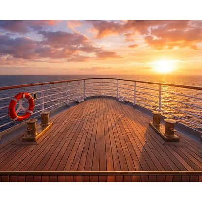 Cruise Photo Backdrop, Party Cruise, Dinner Dance, Ocean Cruise Photo Background Alba Backgrounds