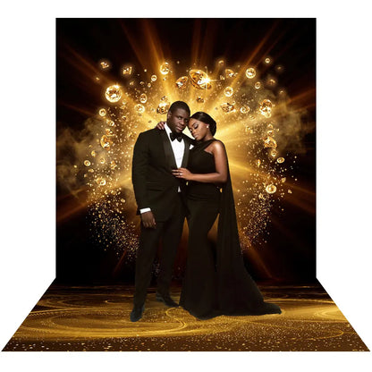 Diamond Burst Backdrop, Prom, Bridal, Engagement, Fabric Backdrop Alba Backgrounds
