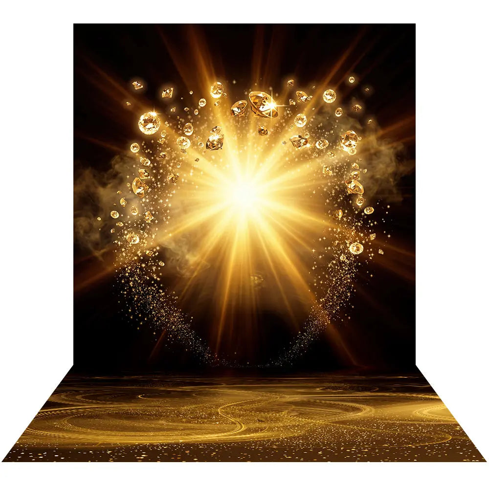 Diamond Burst Backdrop, Prom, Bridal, Engagement, Fabric Backdrop Alba Backgrounds