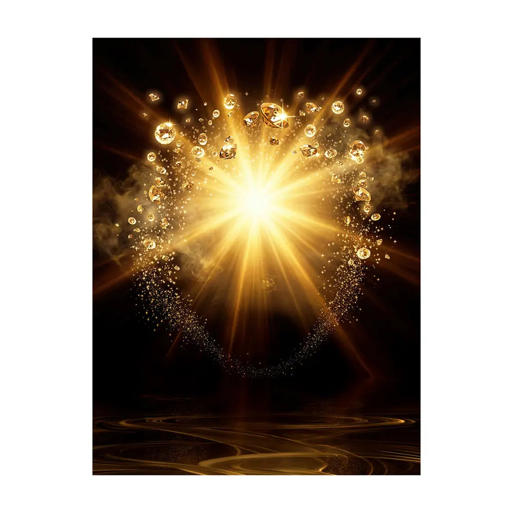 Diamond Burst Backdrop, Prom, Bridal, Engagement, Fabric Backdrop Alba Backgrounds