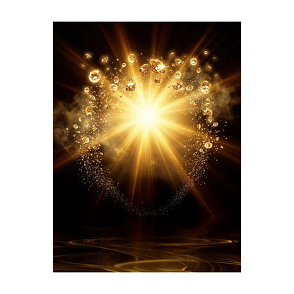 Diamond Burst Backdrop, Prom, Bridal, Engagement, Fabric Backdrop Alba Backgrounds
