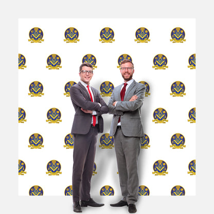 Freemason Step & Repeat Fabric Banner