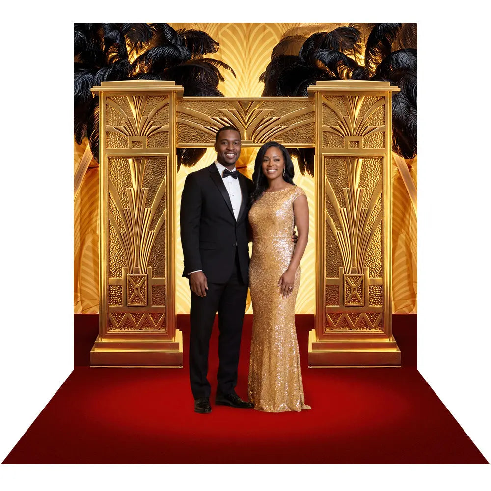 Gatsby Decor Backdrop, Roaring Twenties Party, Fabric Photo Background Alba Backgrounds