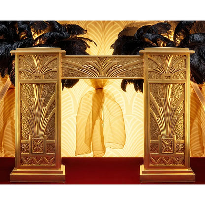 Gatsby Decor Backdrop, Roaring Twenties Party, Fabric Photo Background Alba Backgrounds