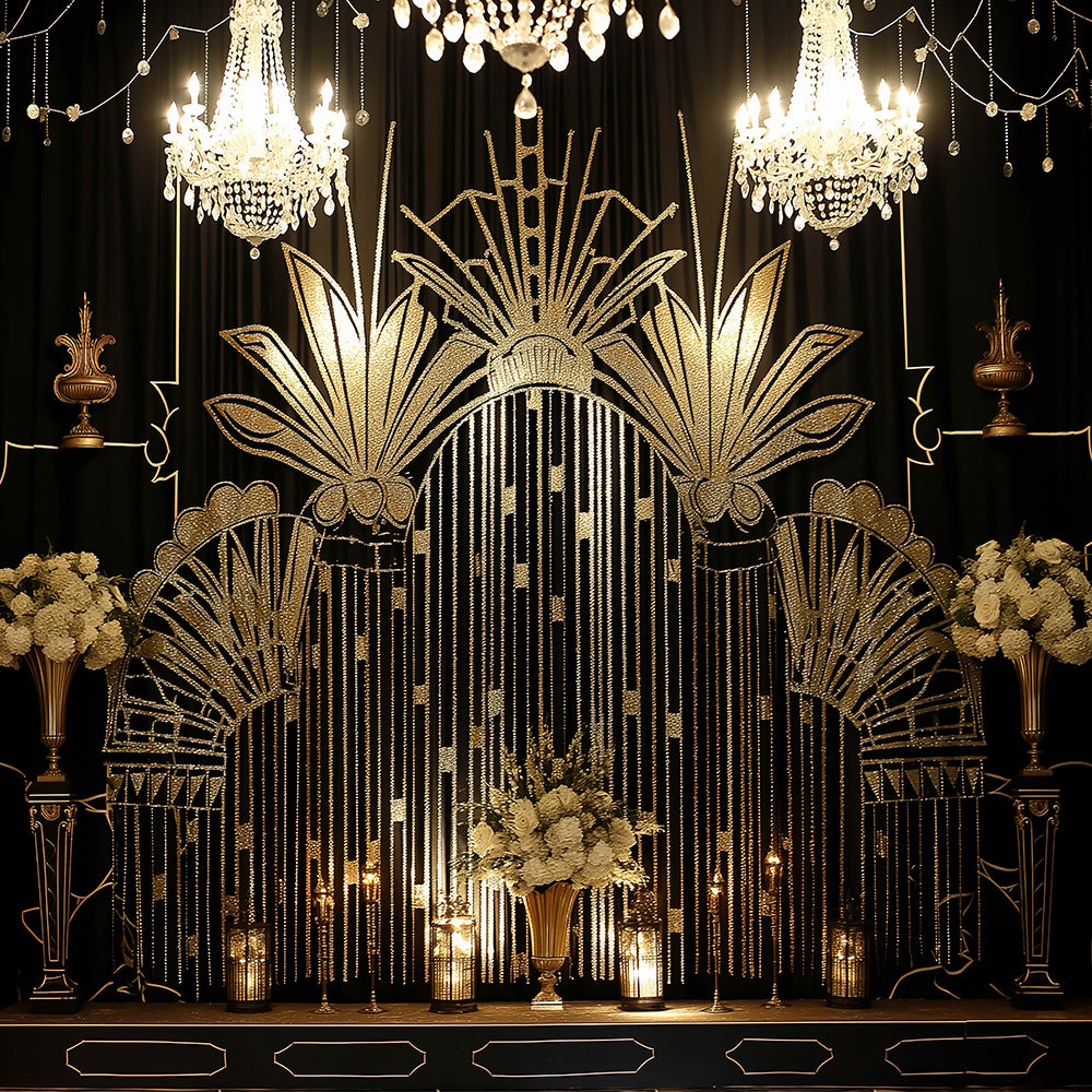 Great Gatsby Boho Style Party Photo Backdrop