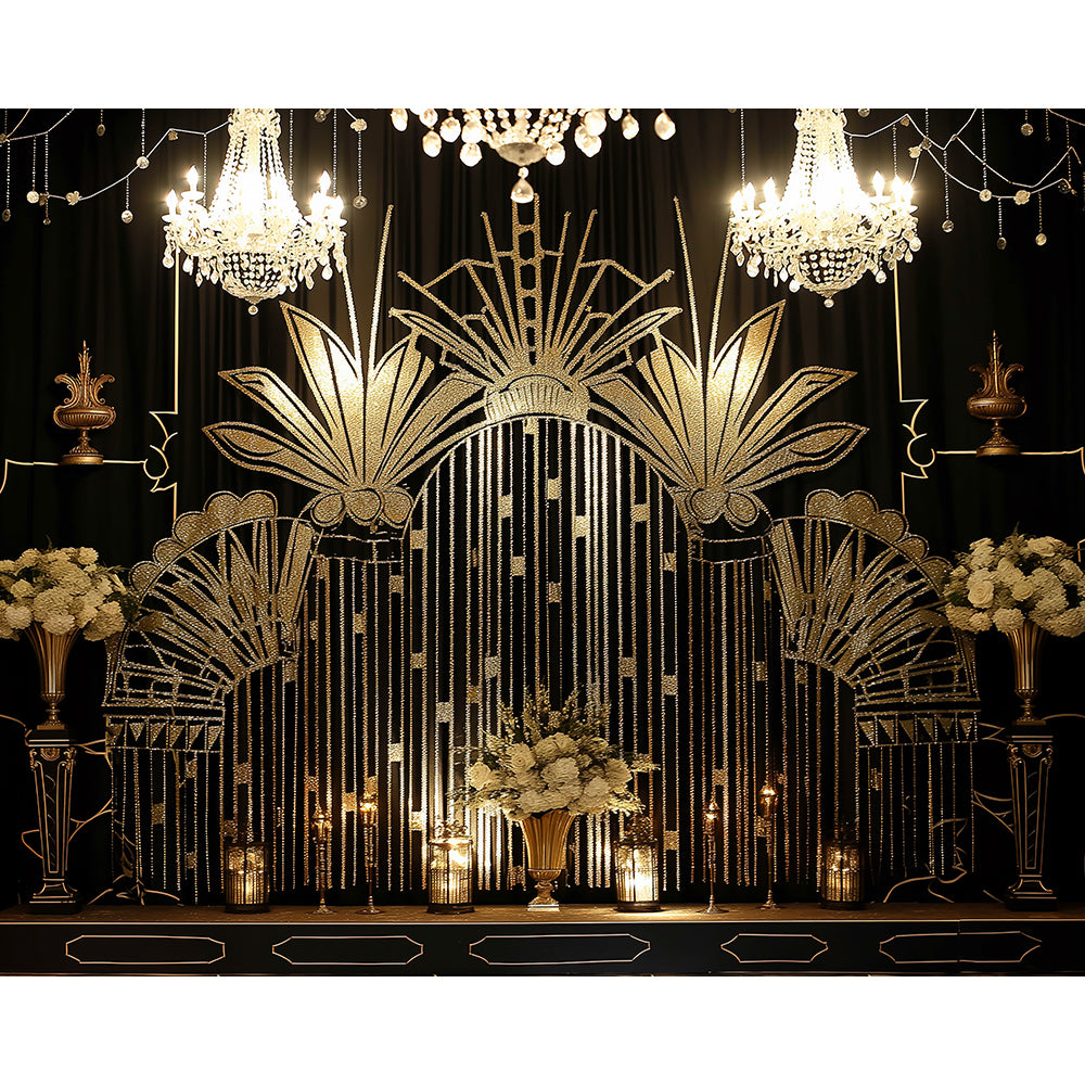 Great Gatsby Boho Style Party Photo Backdrop