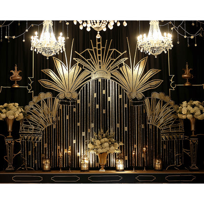 Great Gatsby Boho Style Party Photo Backdrop