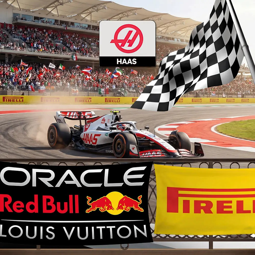 Formula 1 Backdrops, Choose your Team, Grand Prix Racing Fabric Party Decor Alba Backgrounds