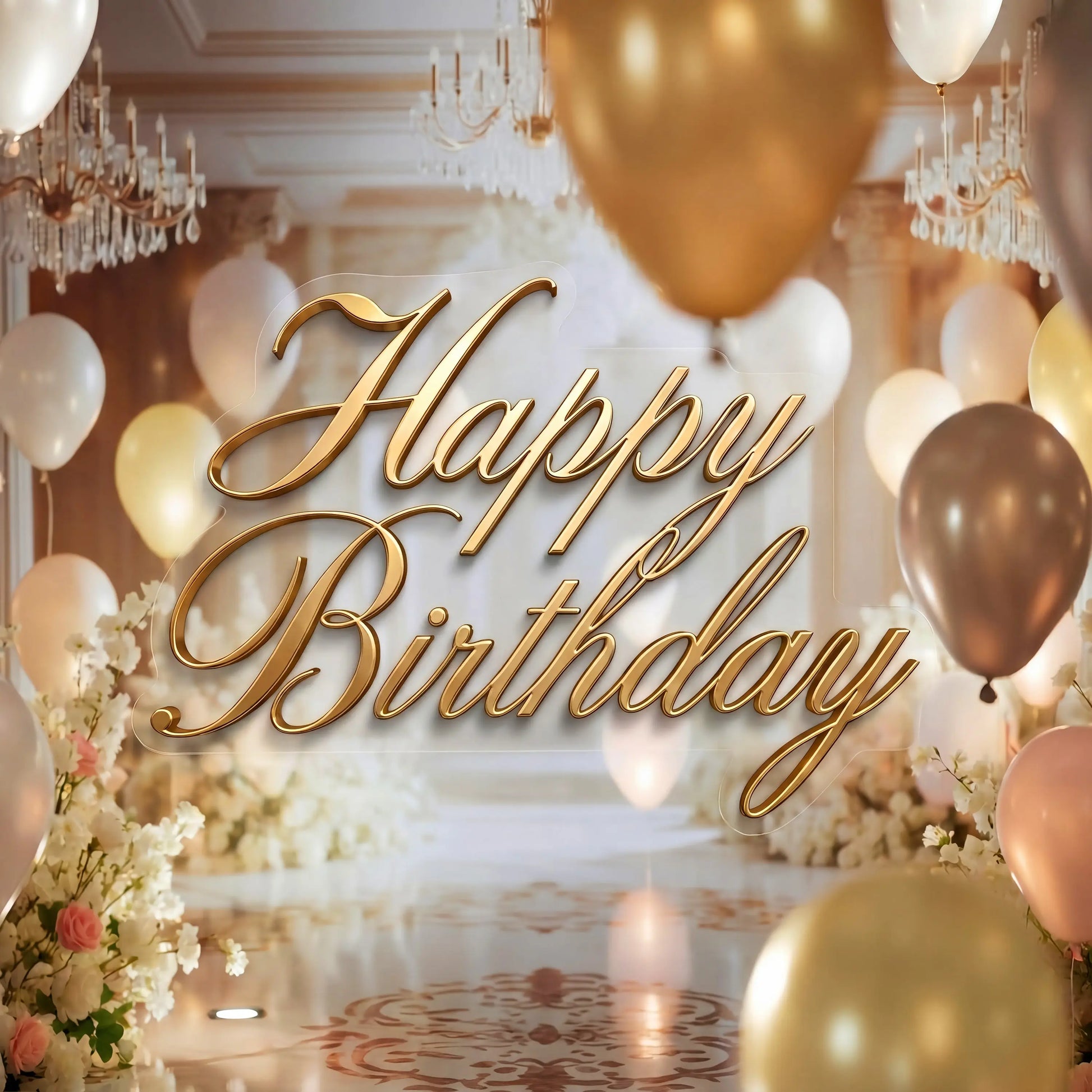 Happy Birthday Backdrop, Fabric Party decor, Event background Alba Backgrounds
